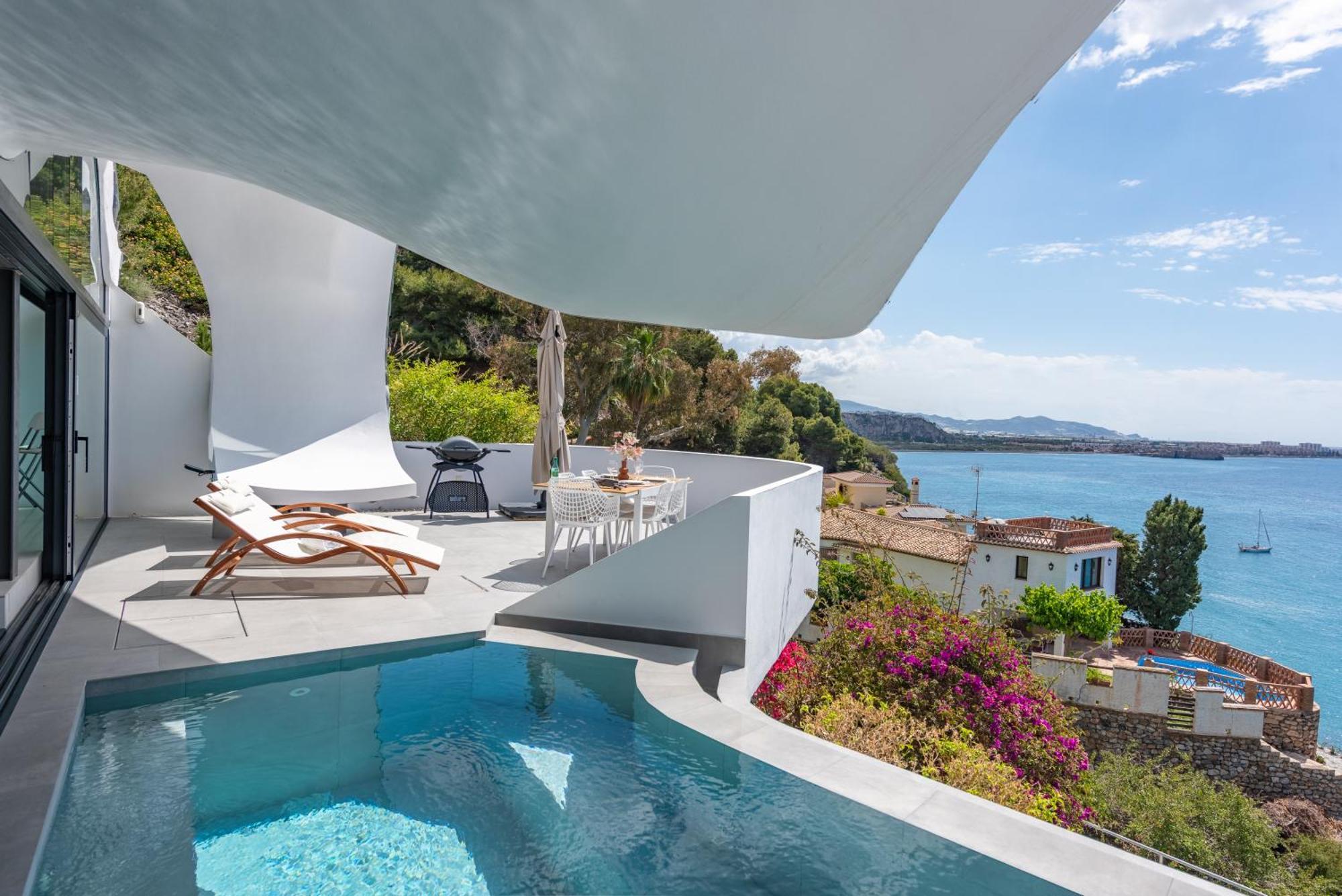 Вилла Rentitspain Casa Acantilado Салобрения Экстерьер фото